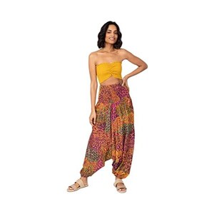 Alibaba Dungarees Baggy Jumpsuit Hippy Harem Pant Overall Strap - Foto 10