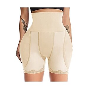 Pantaloncini Modellanti Senza Cuciture Donna – Vita Media, Shapewear Leggero Per Pancia, Bianco, Taglia S