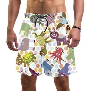 Costume da bagno da uomo con fodera a compressione, ideale
