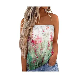 Y2k Corsetto senza spalline Top Estate Bianco con spalle scoperte Canottiere da donna senza maniche Top a tubo Abi bustier attillati sexy  200000345