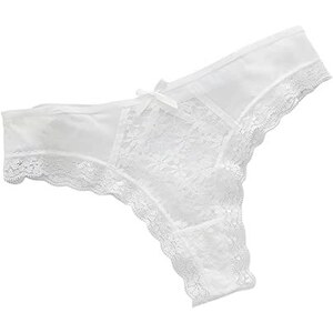 Mutandine Donna IB-iP In Pizzo Trasparente E Rete - Slip Hipster Elasticizzati Senza Cuciture - Taglie Da S A 2XL (Vita 69-81 Cm)