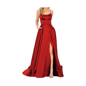 GRACE KARIN Abito estivo da donna, stile bohémien, senza maniche, con tasche, da spiaggia, Cl224-76, XL