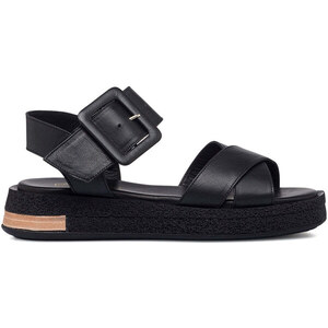 Sandali Con Zeppa In Pelle Morbidissima Nero Tamaris | La Redoute - Foto 5