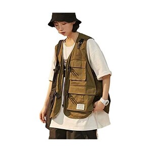 Gilet Uomo Outdoor Multitasche - Leggero In Mesh Per Pesca, Campeggio E Fotografia - Foto 6
