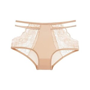 Mutande A Vita Alta Sotto La Gonna – Con Inserti In Pizzo – Pantaloncini Anti-sfregamento Da Donna – Bianco, Taglia M – In Viscosa Ed Elastan