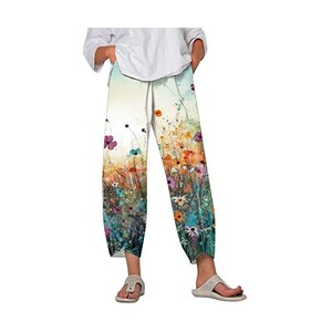 Pantaloni Da Donna In Cotone Morbido Va Alta Con Coulisse Gamba Larga Ampia Colore Solido Ideali Yoga E Tempo Libero Da 8,23 € | DHgate