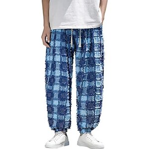Pantalone Gamba Larga In Maglia Grigio