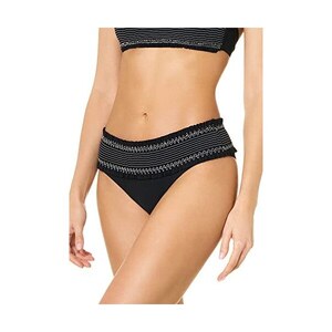 Slip Donna Goldenpoint - Fianco Medio In Pizzo E Microfibra Con Fiore - Foto 3