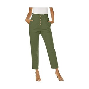 Comodi pantaloni in cotone elasticizzato - Nero, Regular