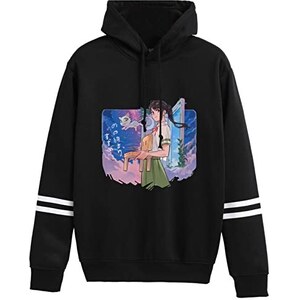 Felpa Con Cappuccio Huntrix Anime-Design - Unisex, Motivo Anime Con Stelle E Cuori, 9 Colori Disponibili, Morbida E Comoda