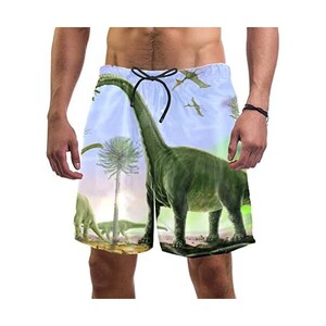 Floerns Pantaloncini Uomo Stampa Grafica Boho: Costume Da Bagno Con Vita A Coulisse
