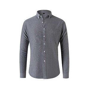 FYEGRE Camicia Uomo Elegante Manica Lunga Regular Fit Camicia