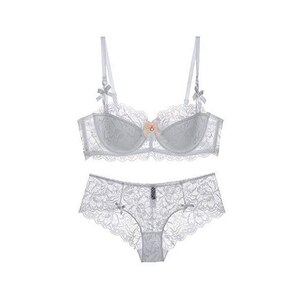 Slip Classico Pizzo Ecologico - Blu di CasaGIN