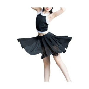 Top Corto Per Danza Bambina - Monospalla In Poliestere Per Jazz, Yoga E Allenamento | Maglietta Sportiva - Foto 4