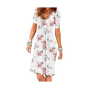 Florboom Top Estivo Donna – Maniche Corte, Girocollo, Elegante Con Pizzo E Volant, Leggero E Traspirante