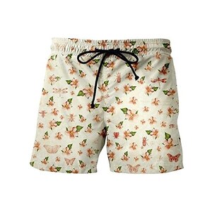 Pantaloncini da bagno da uomo con fodera in rete, semplici