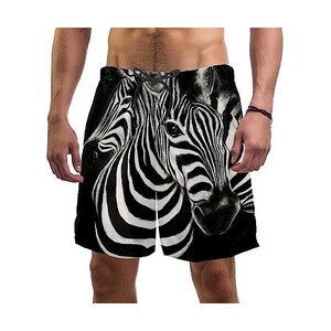 Floerns Pantaloncini Uomo Stampa Grafica Boho: Costume Da Bagno Con Vita A Coulisse