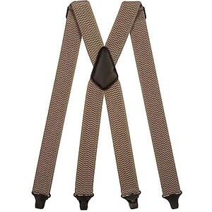 Bretelles Olata Motif Flamme - 4cm Réglables | Forme X Ou Y | Mixte | Fabriqué En UE