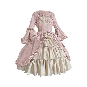 Vestito Medievale Donna | Abito Rinascimentale Bianco | Gotico Steampunk | Taglia S