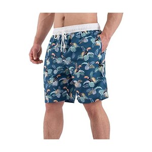SILKWORLD Costume da bagno da uomo, 12,7 cm, ad asciugatura rapida, con