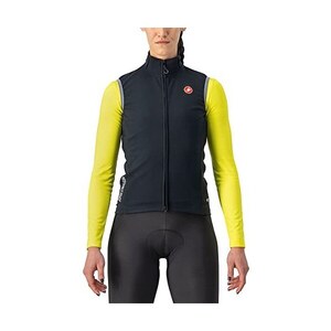 Giacca Gilet Castelli Perfetto Ros 2 - Uomo, Antivento E Traspirante Per Ciclismo