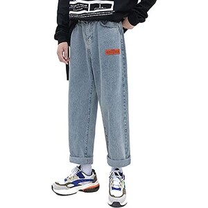 Jean Imprimé Hip Hop Homme Coupe Droite Vintage Denim Pantalons Baggy Lche Fit Jambe Droite Pantalon Rtro Streetwear E Vert M  4afa2473 Bb79 50c7 9c3b 573ec92cf47e