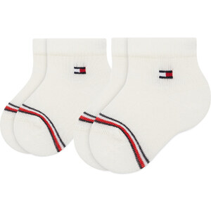 2 paia di calzini lunghi bambina - Blu navy/rosso | Paris