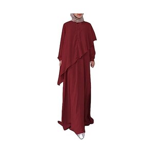 Abaya Uomo Con Cappuccio – Abito Da Preghiera Musulmano, Caftano Lungo In Cotone, Vestito Etnico Marocchino Per Ramadan