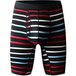 Boxer Pantaloncini Da Uomo E Uomo, Mutande Hipster, Boxer Retrò - Foto 6