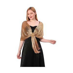 LumiSyne Donna Scialle Stola In Raso Setoso Per Abito Da Sera Tinta Unita Sciarpe Lunga 253346