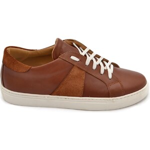 Scarpe Sneakers Basse In Pelle Uomo/donna - Bianco Ghiaccio Con Stella Rossa - Made In Italy