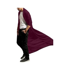 Trench Lungo Uomo In Misto Lana – Cappotto Invernale Monopetto Con Colletto In Pelliccia Sintetica, Caldo Ed Elegante