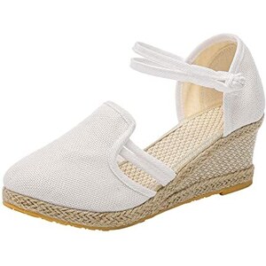 Baiomawzh Donna Zeppe Espadrillas Punta Aperta Slingback Sandali Vacanza Occasioni Formali Shopping Festa Estate Casual Festival Della Musica Cena 119426271