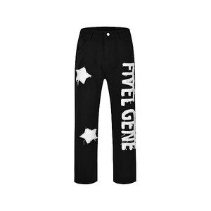 Jeans Uomo Slim Fit Strappati - Pantaloni Denim Elasticizzati Blu