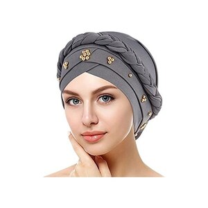 CAPPELLO HIJAB MUSULMANO Per Donne Cancro Chemioterapia Turbante Copricapo . EUR 9,64 - IT - Foto 4