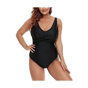 Maacie Costume Da Bagno Premaman Monopezzo Elegante – Scollo A V E Design A Rete, 85% Poliestere 15% Elastan