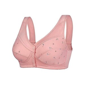DOBREVA Donna Reggiseno Push Up Apertura Frontale Pizzo con Ferretto con Imbottito Scollatura Profonda Nero 2A