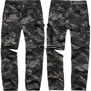Pantalone Uomo Tasconi Imbottito Invernale Mimetico Verde Cargo Caccia Pesca Cal