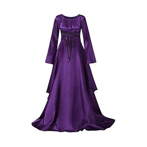 Acquista Abito lungo in velluto medievale rinascimentale da festa, abito da regina celtica, costume cosplay, abito da film in Italia a partire da 22