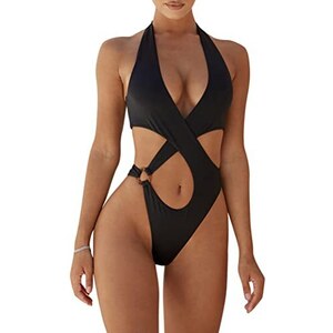 Costume Intero Donna ORANDESIGNE - Monokini Sexy Traforato, Scollato Dietro, Push Up, Spiaggia E Piscina - Foto 8
