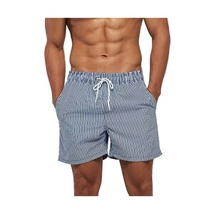 Domee Costume da Bagno Pantaloncini Mare Asciugatura Veloce Spiaggia Estivi Uomo Pesce Rosso e
