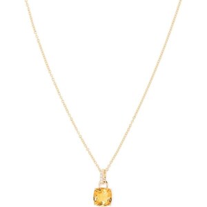 Elli, Collana Donna Oro Giallo 14K Con Zirconia Cubica Bianca - Eleganza E Lusso Per Ogni Occasione