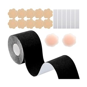 BTkviseQat Reggiseno adesivo push up reggiseno senza spalline, reggiseno senza spalline, reggiseno senza spalline, reggiseno riutilizzabile e invisibile in silicone, senza spalline, per abbigliamento