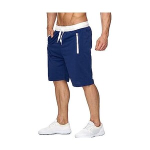 Pantaloncini Sportivi Uomo HIFEOS - Con Tasca Con Cerniera, Leggeri, Traspiranti, Per Palestra E Running - Foto 6