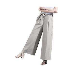 GURU SHOP Pantaloni lunghi palazzo, larghi estivi, 7/8, da
