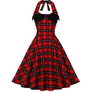 Hekbaep Abito Da Sera Lungo Da Donna, Con Allacciatura Al Collo, Abito - Foto 7