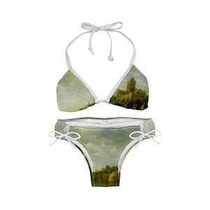 Seafolly Costume Da Bagno Bikini Brasiliano Da Donna Con Lacci Laterali Mare Dive Rockmelon 46 123464226 - Foto 2