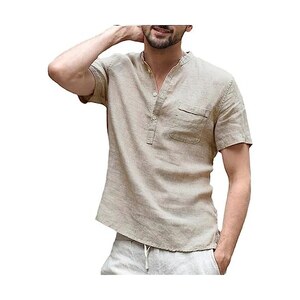 Tuta Estiva Bimbo In Cotone E Lino | T-shirt Corta + Pantaloncini Coordinati Leggeri E Traspiranti