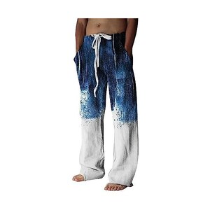 Pantaloni Della Tuta Uomo Deyeek - Gamba Larga Con Fondo Aperto E Tasche