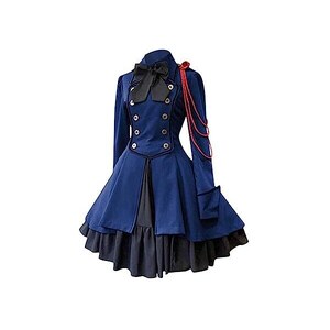Abito Da Donna Retrò Medievale Anni '800 Vestito Da Sera Manica Lunga Stile Medievale Vittoriano Tradizionale Irlandese Abito Vittoriano Regina Costume Legato Vita Con Lacci Maxi Abito - 3